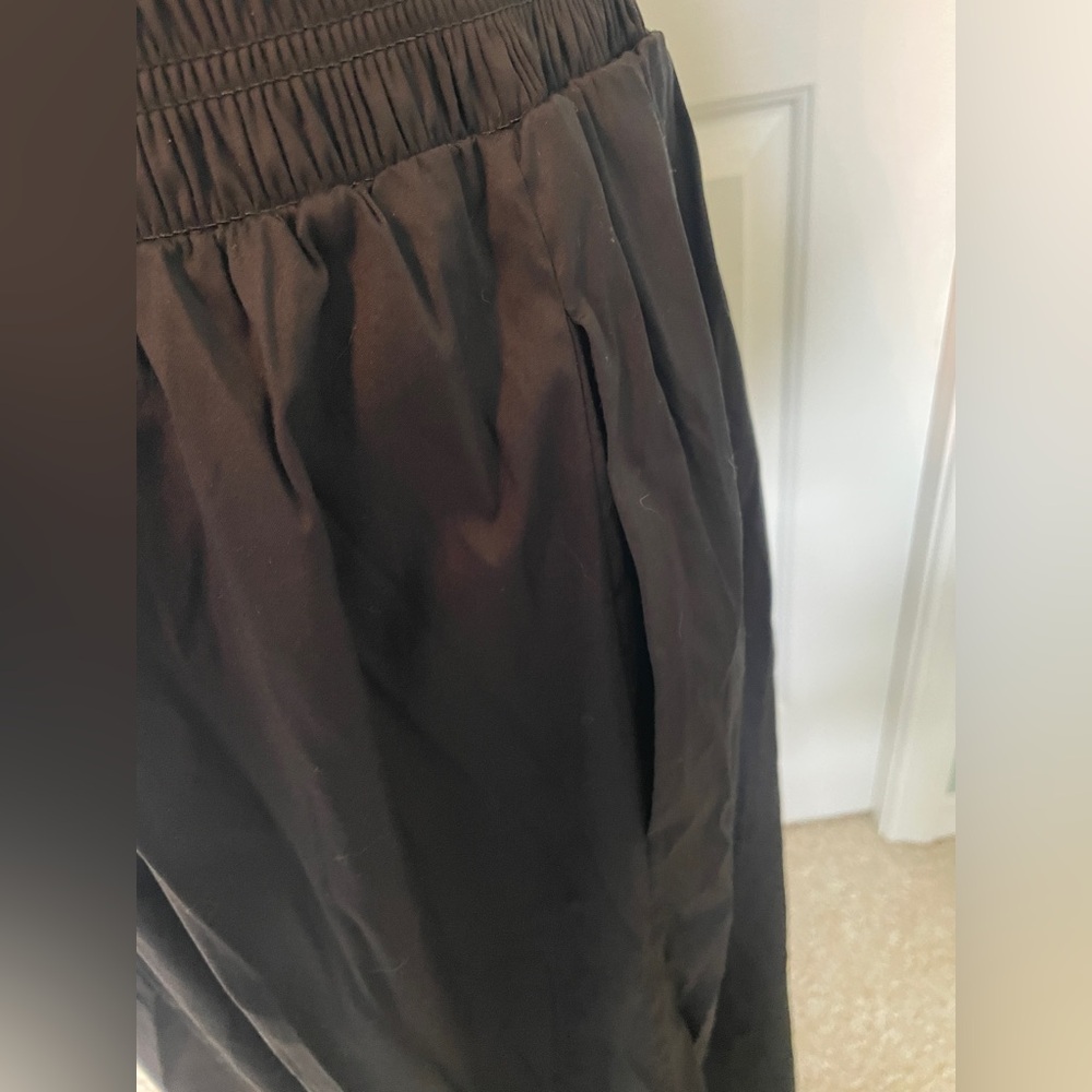 NWT Black Chico's Poplin Smocked Skirt -  Size 1 (8/10-M) - Picture 9 of 9